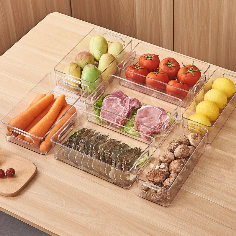 Boîte de Rangement Empilable Multi-Usage – Frigo, Placards & Plus
