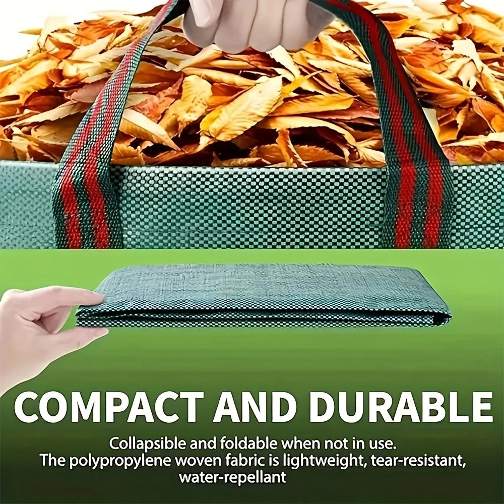 Sac de Jardin Réutilisable – Collecte Facile des Feuilles et Déchets Verts