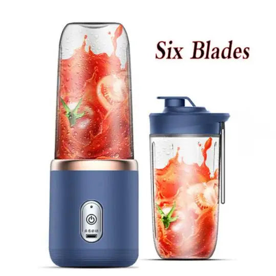 Mini Blender Portable USB – Smoothie Express 400ml (Rechargeable & Compact)