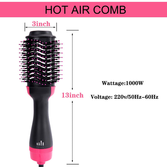 Brosse Sèche-Cheveux 4-en-1 – Séchage, Lissage & Volume Facilement