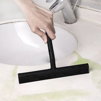 Raclette de Douche Silicone avec Manche Long – Nettoyage Parfait Miroirs et Vitres