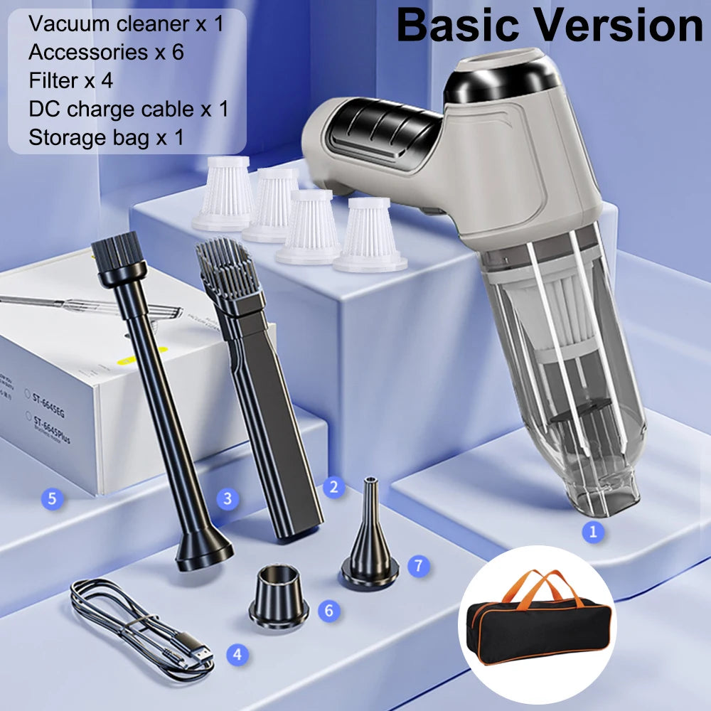 Mini Aspirateur USB Puissant – Nettoyage Voiture, Maison et Claviers