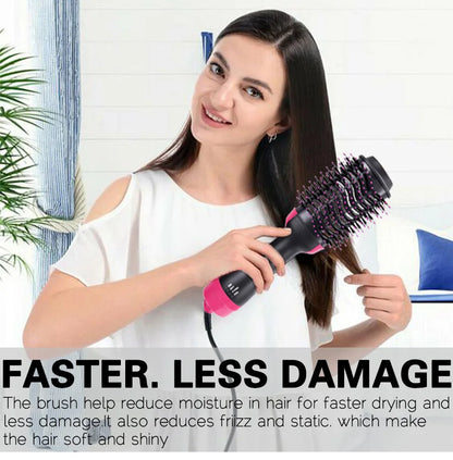 Brosse Sèche-Cheveux 4-en-1 – Séchage, Lissage & Volume Facilement