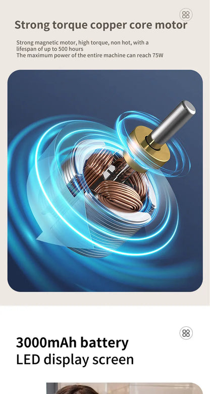 Brosse de Nettoyage Électrique 9 en 1 – Multi-Embouts Rechargeables