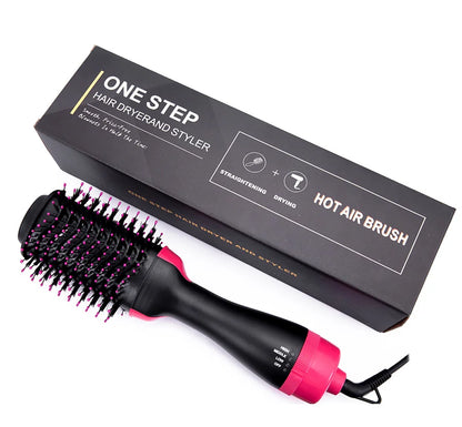 Brosse Sèche-Cheveux 4-en-1 – Séchage, Lissage & Volume Facilement