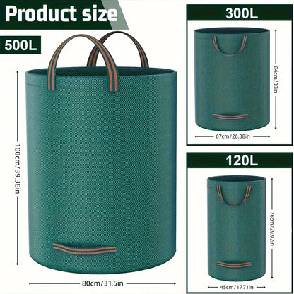 Sac de Jardin Réutilisable – Collecte Facile des Feuilles et Déchets Verts