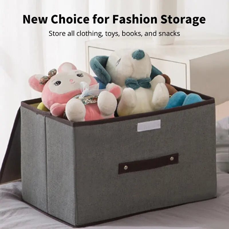 Boîte de Rangement Pliable en Tissu – Grande Capacité