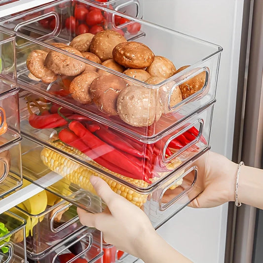 Boîte de Rangement Empilable Multi-Usage – Frigo, Placards & Plus