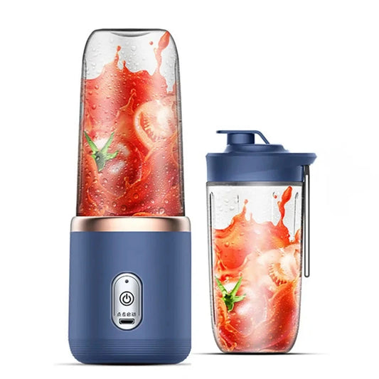 Mini Blender Portable USB – Smoothie Express 400ml (Rechargeable & Compact)