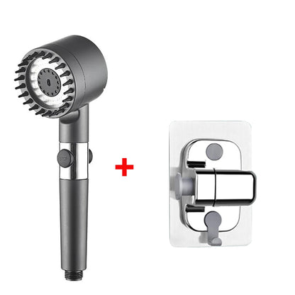 Pommeau de Douche Haute Pression 4 Modes avec Filtre & Stop Eau