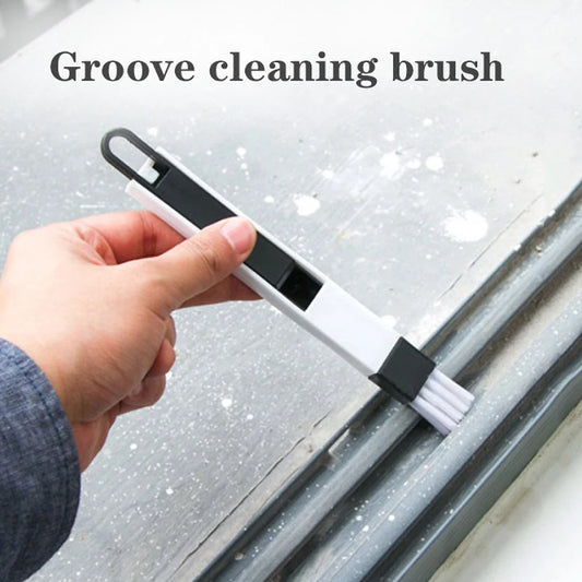 Brosse de Nettoyage 2-en-1 pour Rainures et Claviers