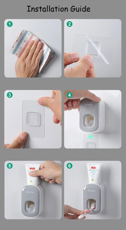 Distributeur Automatique Dentifrice – Sans Contact & Design Épuré