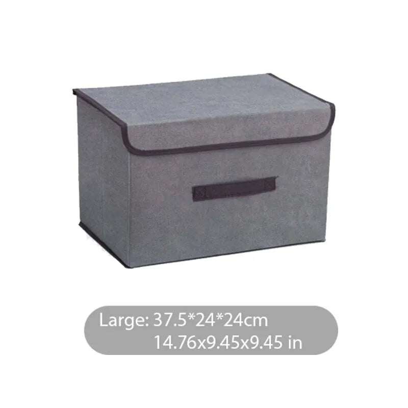 Boîte de Rangement Pliable en Tissu – Grande Capacité