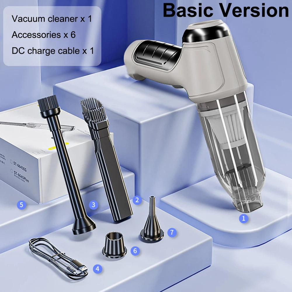 Mini Aspirateur USB Puissant – Nettoyage Voiture, Maison et Claviers