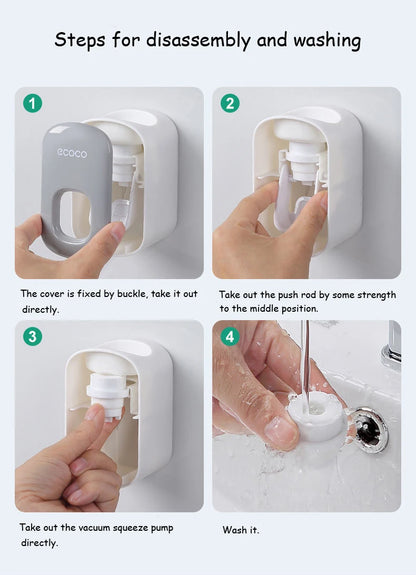 Distributeur Automatique Dentifrice – Sans Contact & Design Épuré