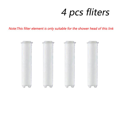 Pommeau de Douche Haute Pression 4 Modes avec Filtre & Stop Eau