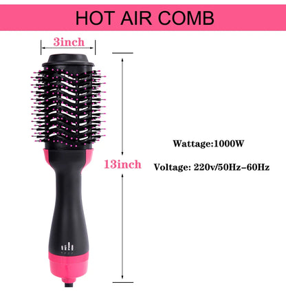 Brosse Sèche-Cheveux 4-en-1 – Séchage, Lissage & Volume Facilement